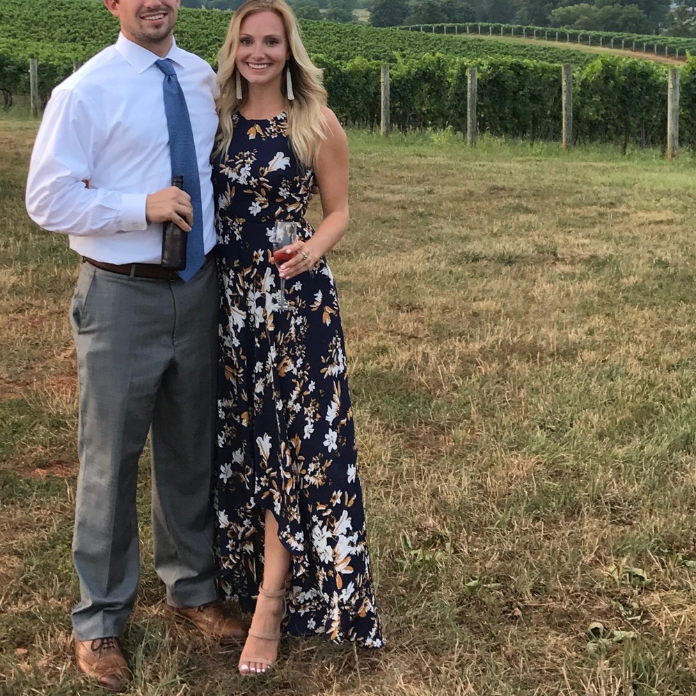 Long floral dress